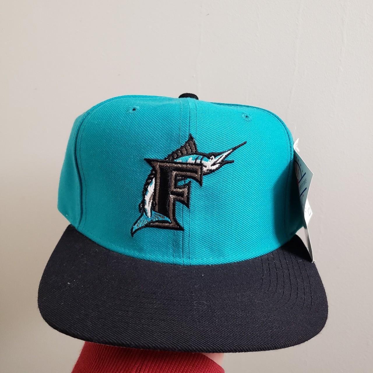 Vintage New Era Pro Model Florida Marlins Hat Size 