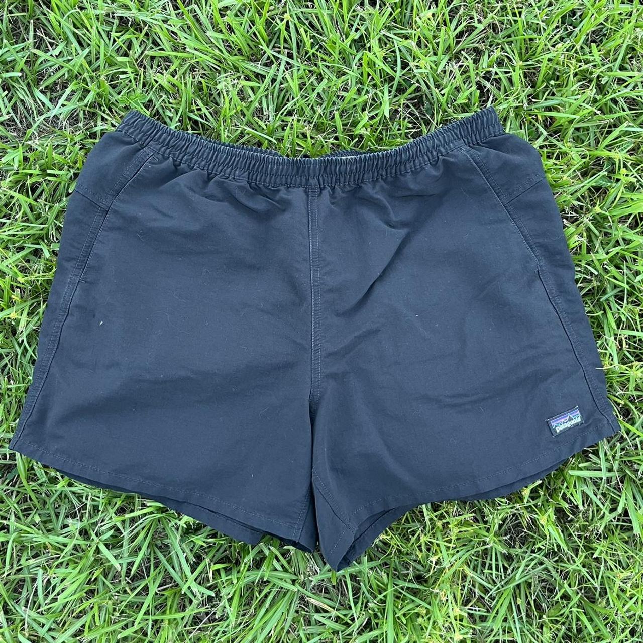 Black Vintage Patagonia Baggies Shorts Size L Depop