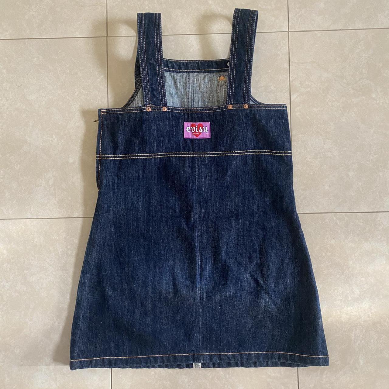 Evisu extremely rare dead stock overalls dark blue... - Depop