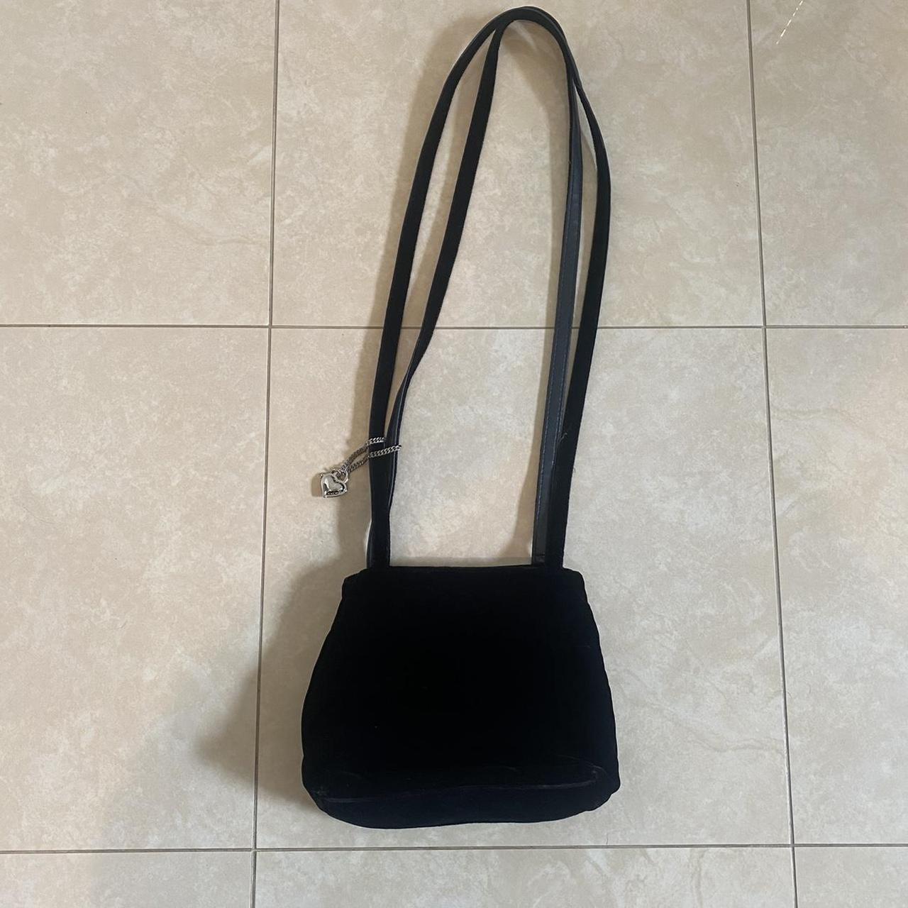 Steve Madden Black Velvet Travel Bag Originally - Depop