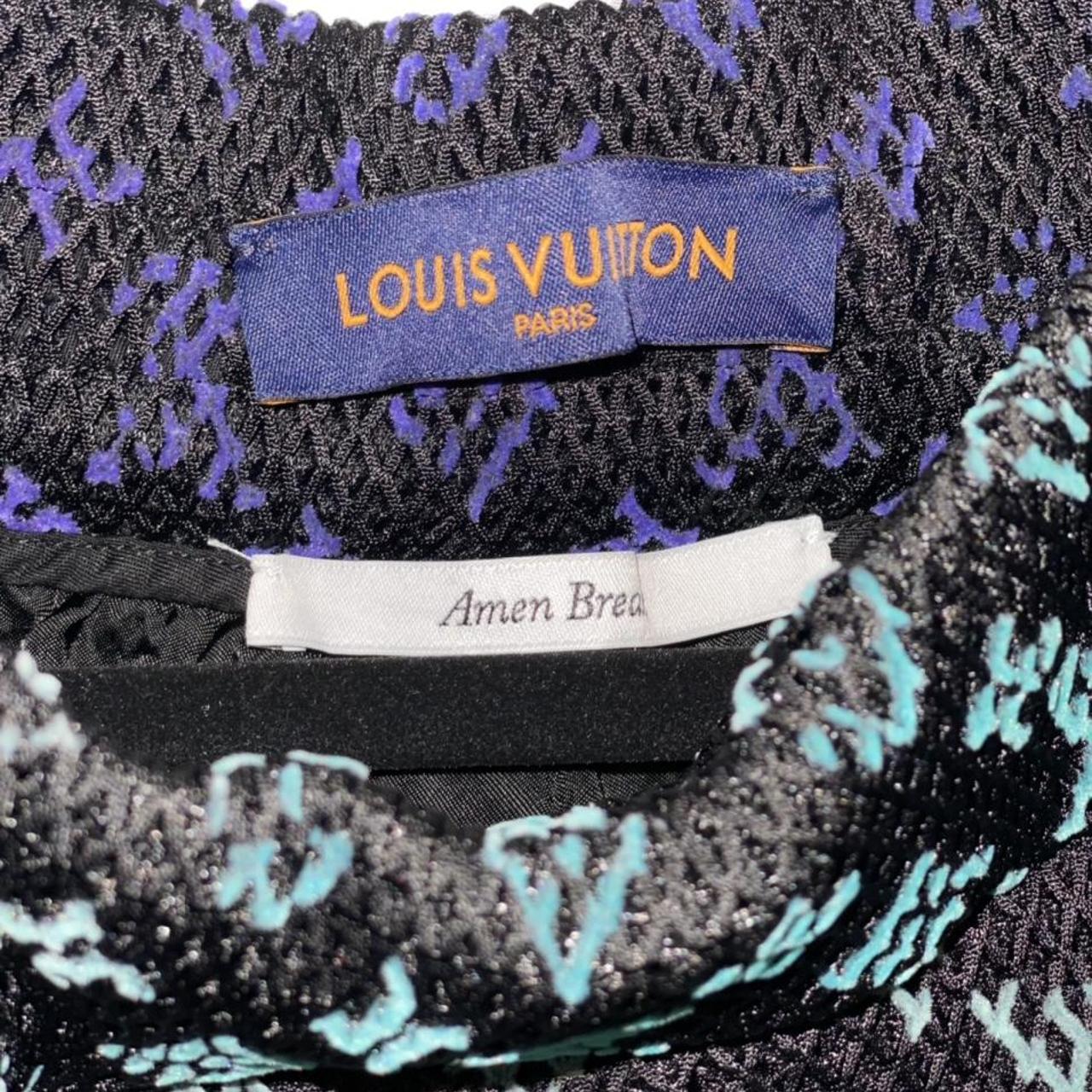 Louis Vuitton Blue & Red Gradient Monogram Sweater