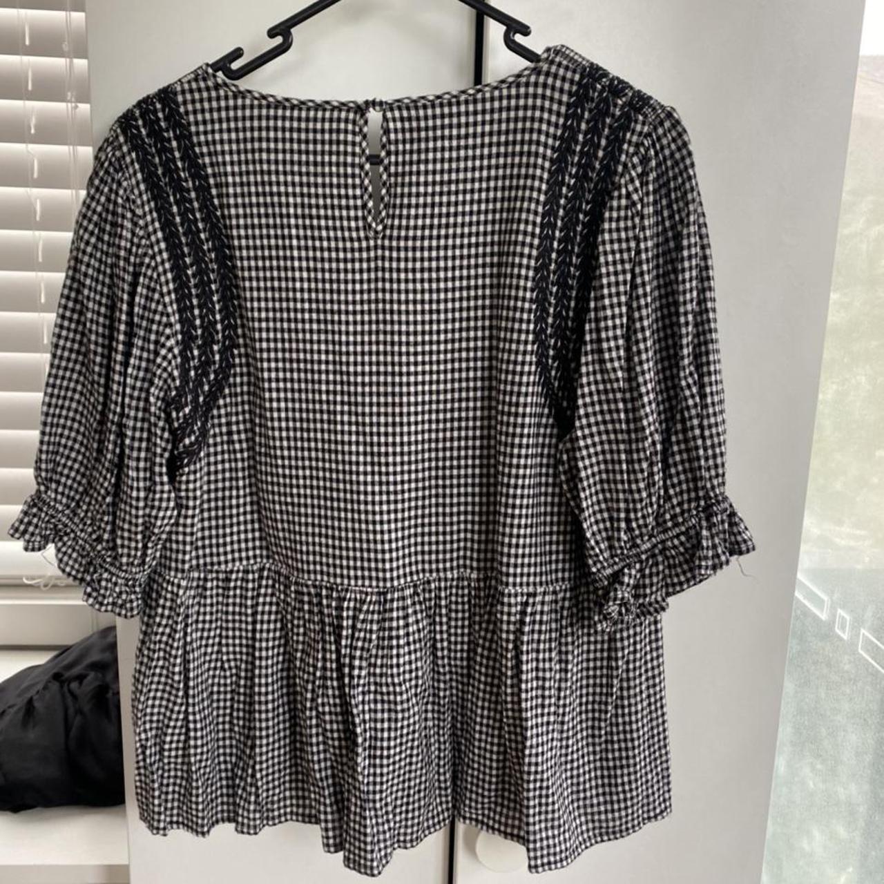 Auguste the label gingham top size 12. Worn wince... - Depop