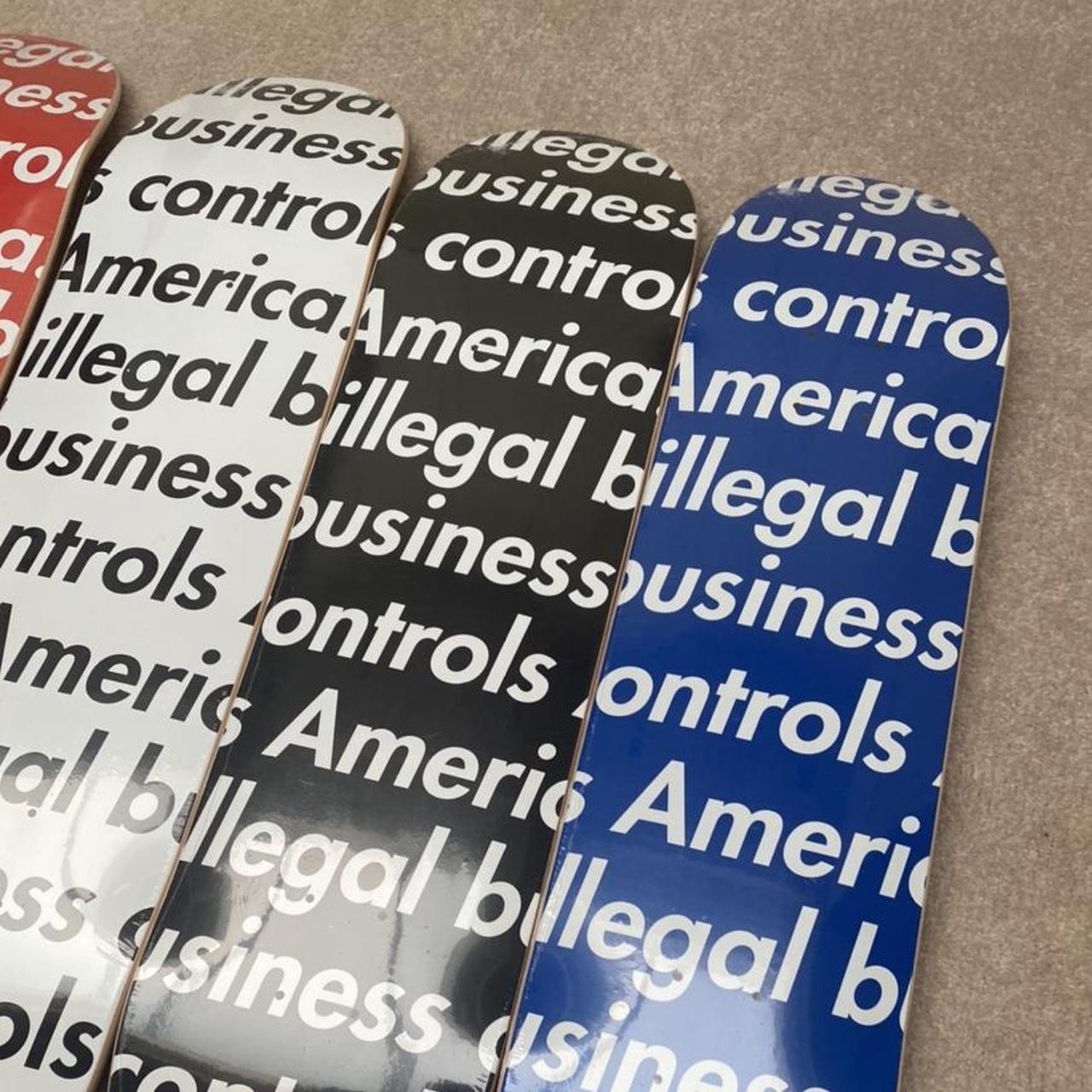 Supreme Illegal Business Skateboard Deck Set Come... - Depop