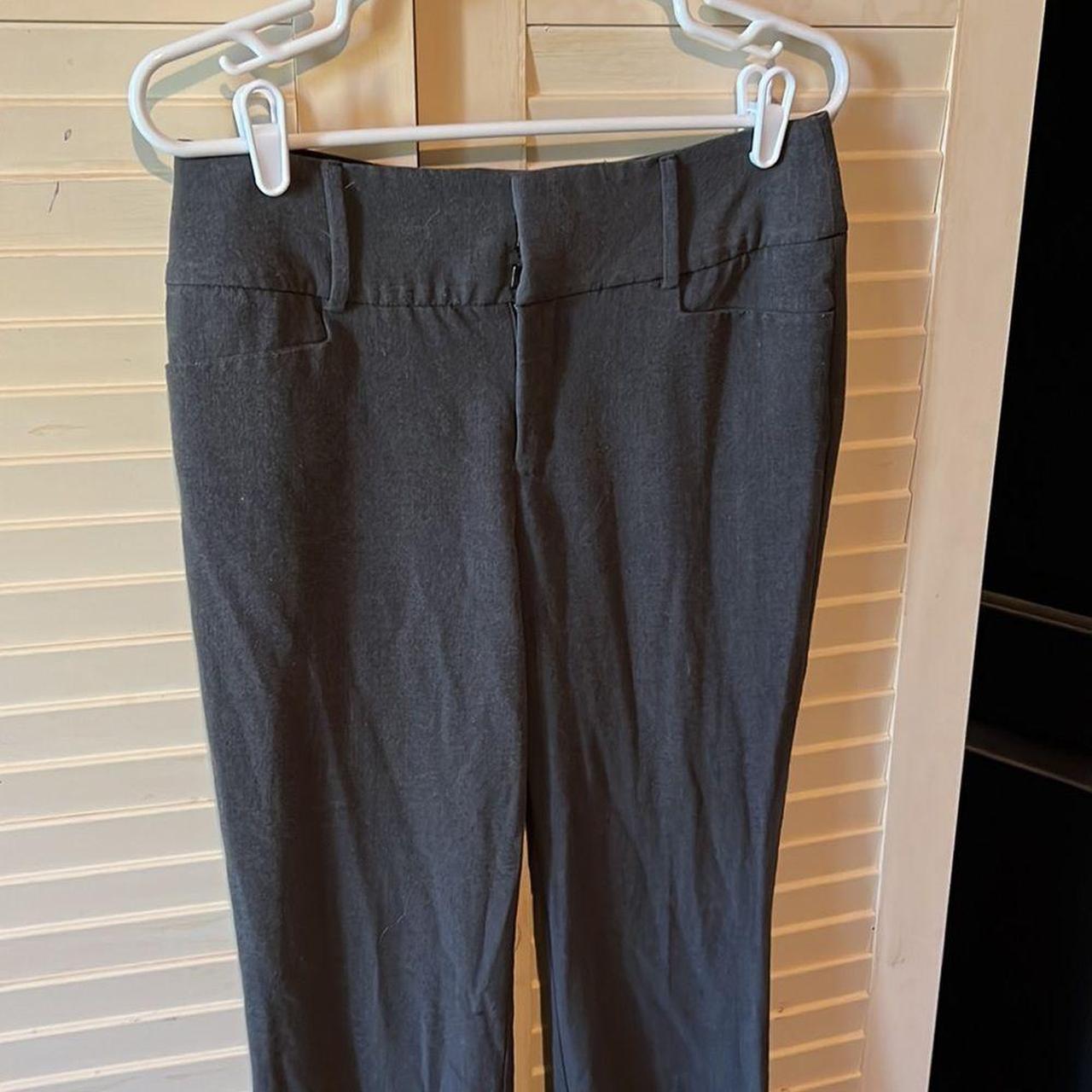 Apt.9 Dress Pants, Charcoal gray, has a slimming... - Depop