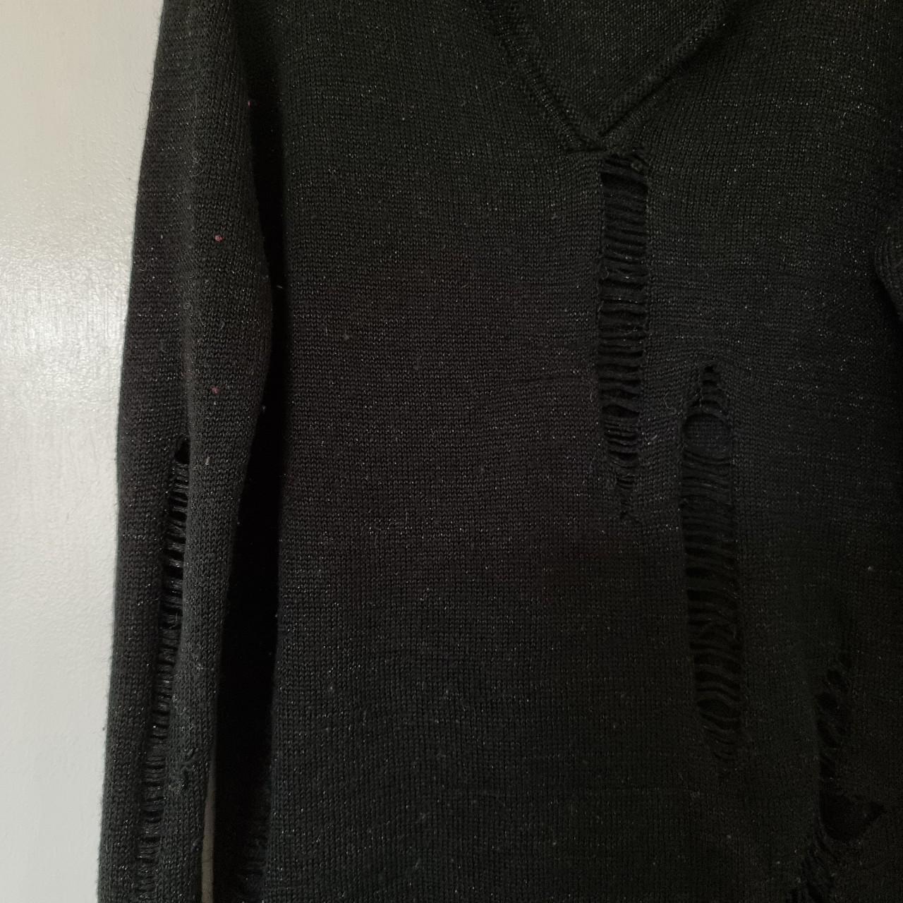 black glitter jumper