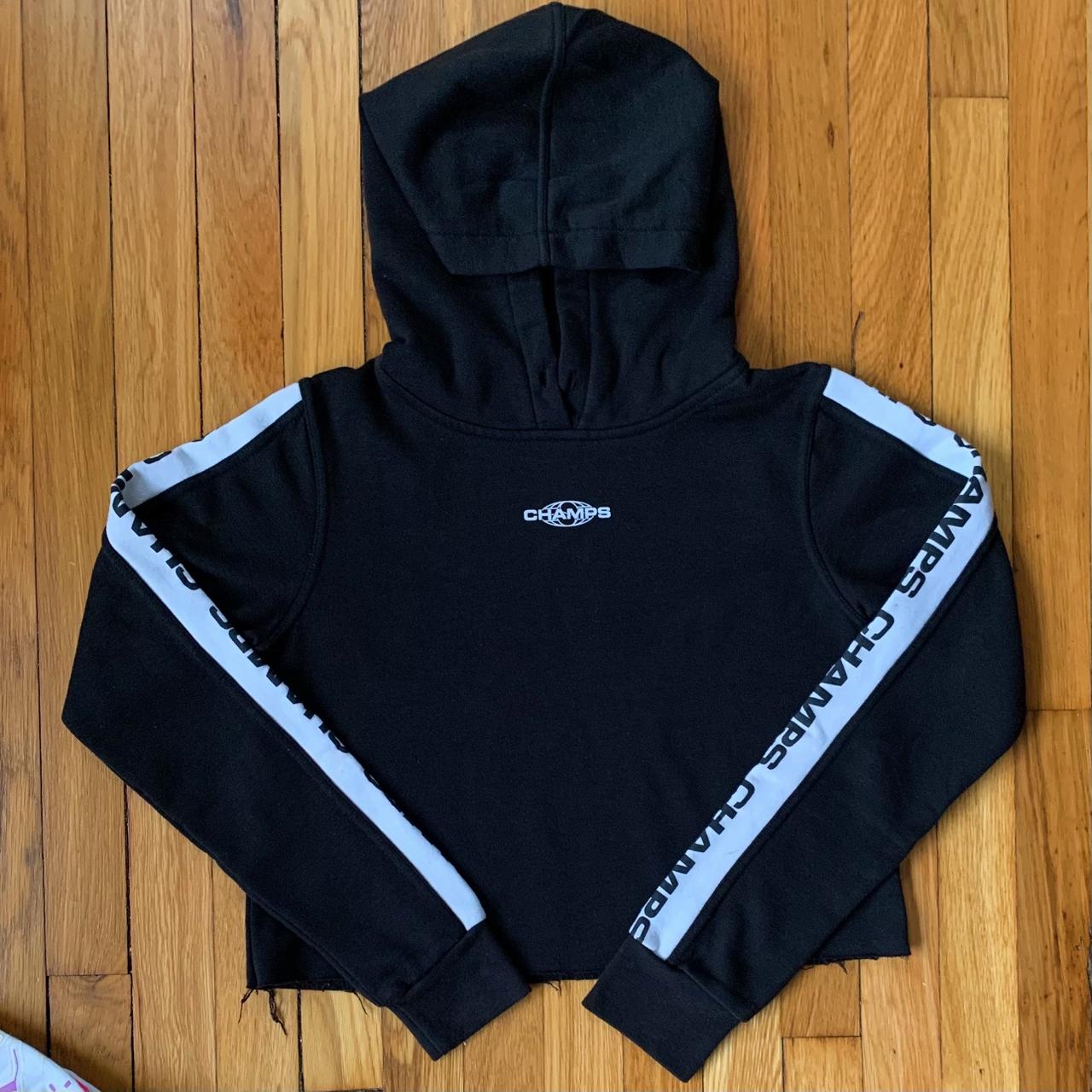 champs black hoodie