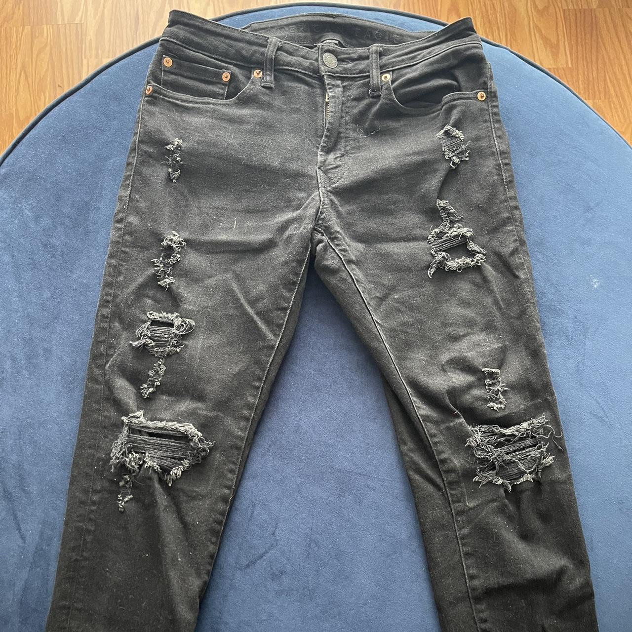 Faded Black Jeans, great for going out. Jeans fit... - Depop