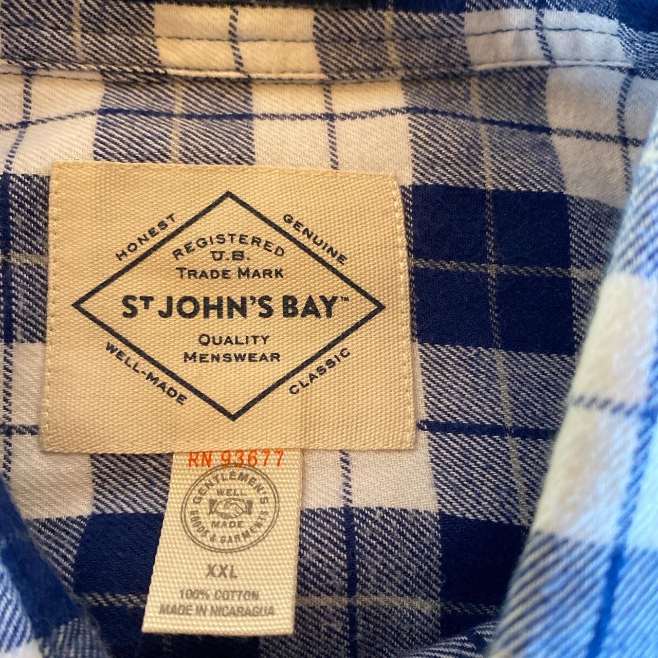 St John’s Bay skater surfer grunge long sleeve blue... - Depop