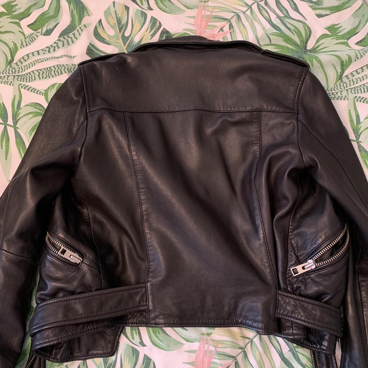 ALL SAINTS REAL LEATHER JACKET perfect condition... - Depop