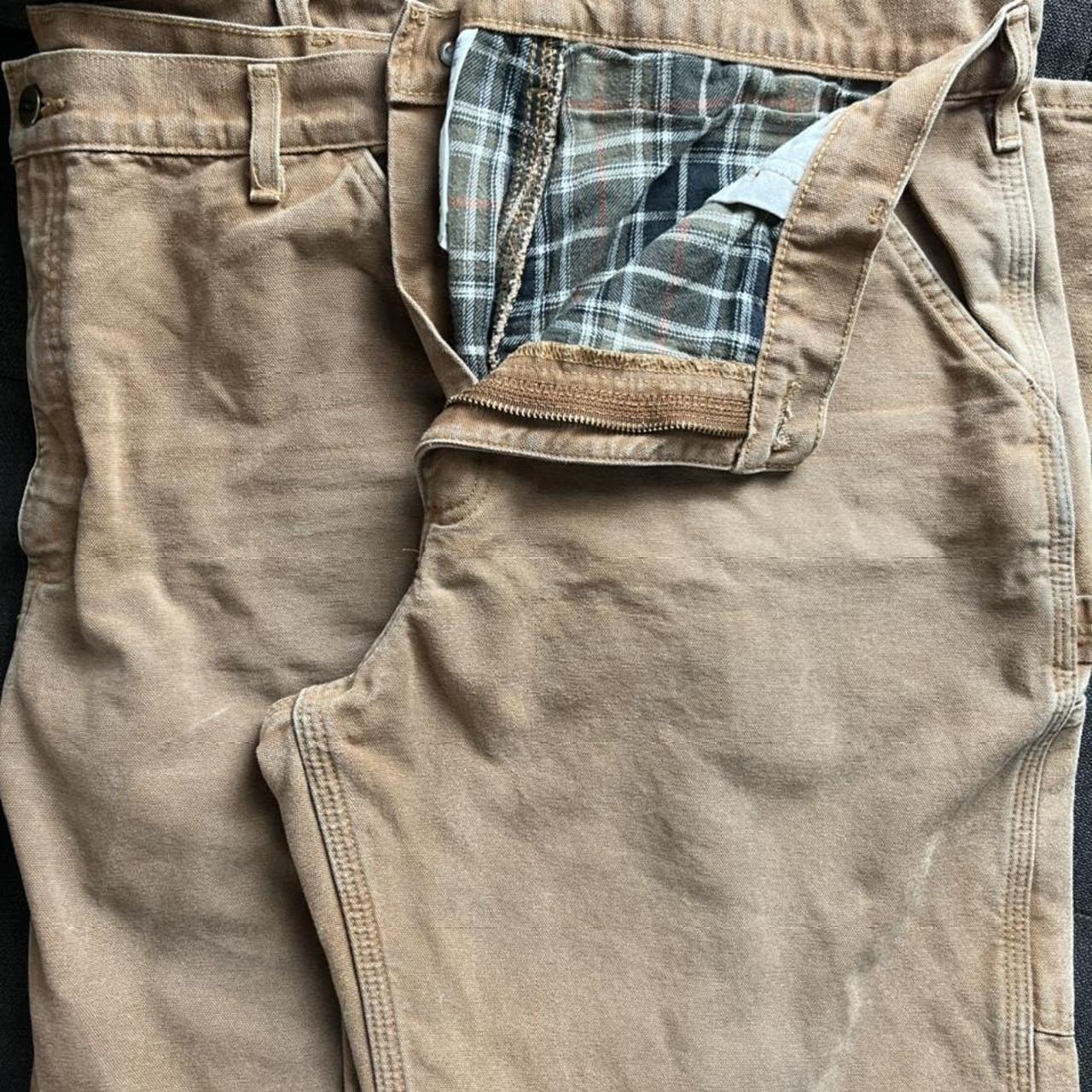Carhartt Men's Khaki Jeans | Depop