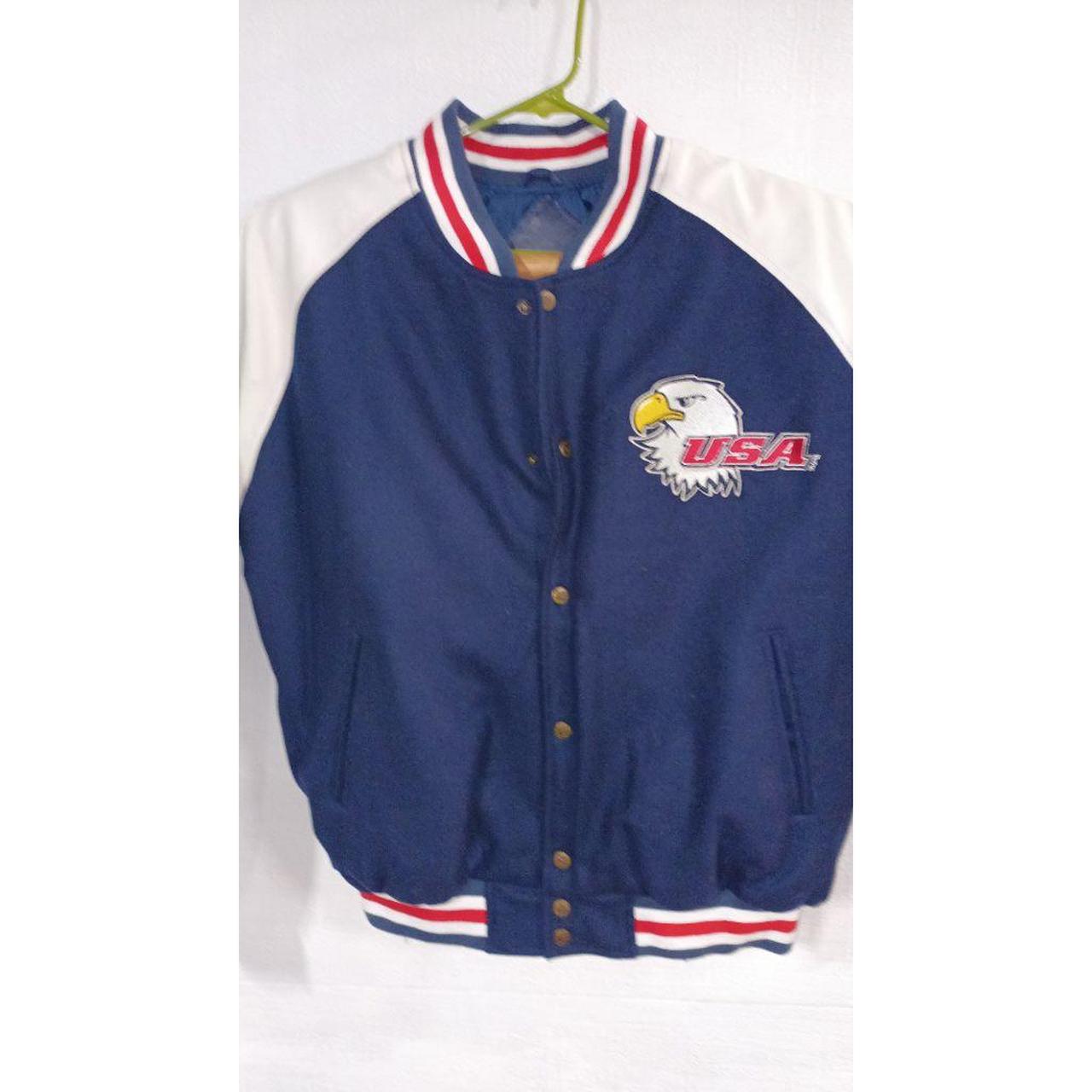 Varsity jacket by Steve & Barry's quality apparel... Depop