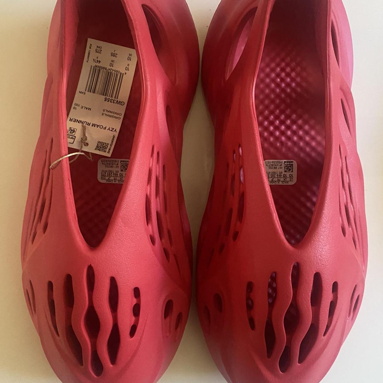 Yeezy Foam Runner Red Size 6,10,11 available! OG DS... Depop