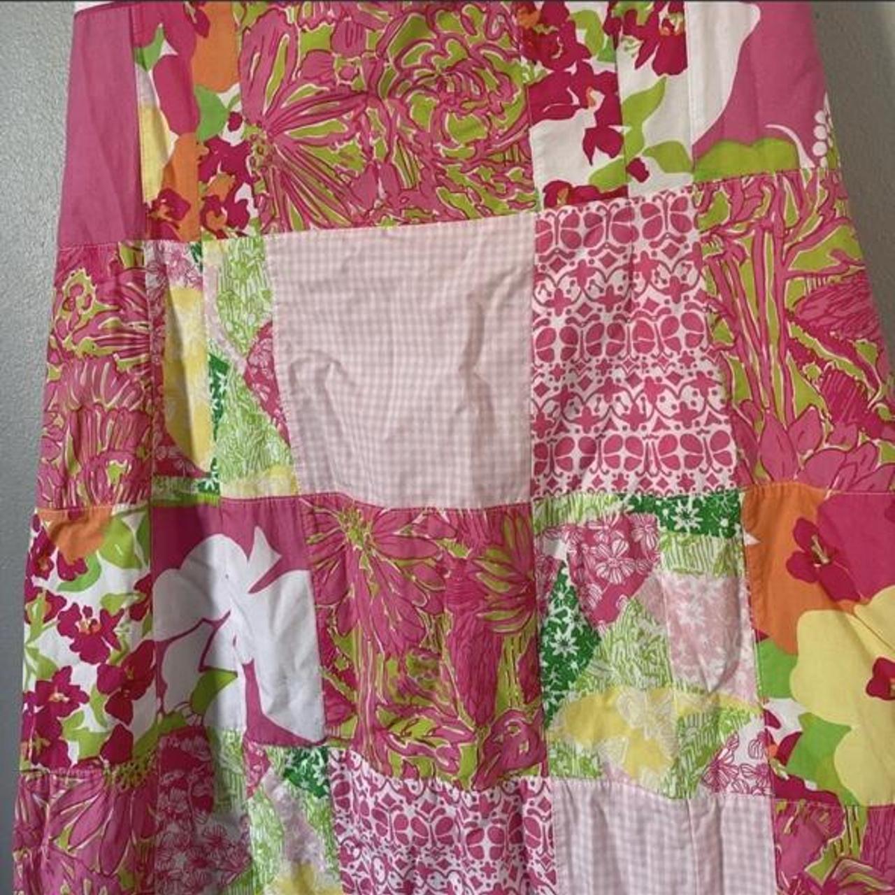 Lilly Pulitzer Women's Pink and White Dress (3)