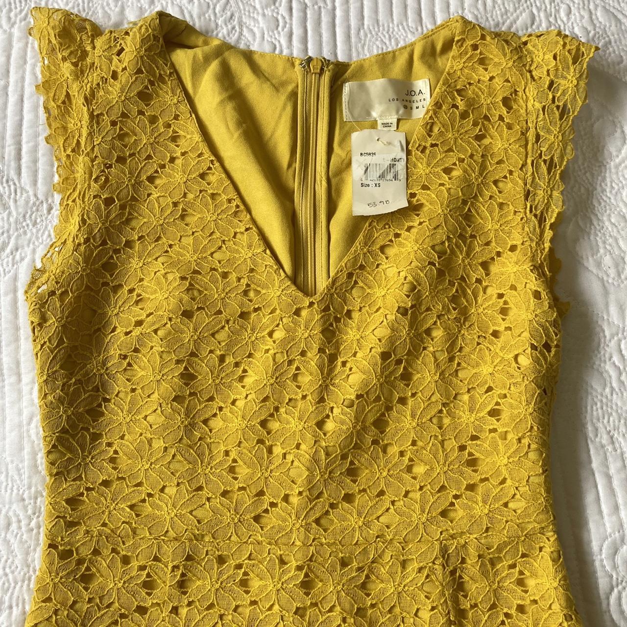 Nordstrom Women's Yellow Dress Depop