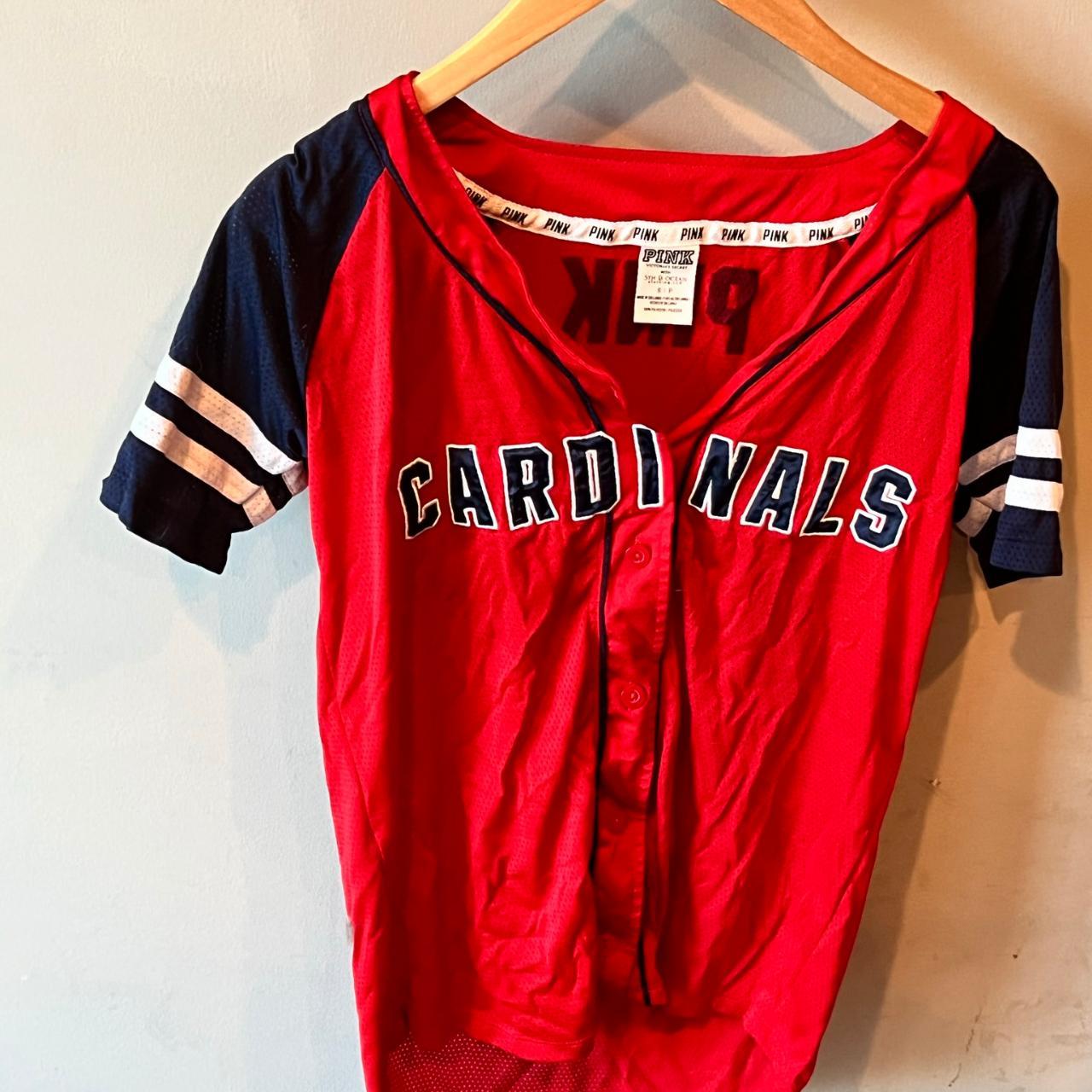 Women's Cardinals jersey in pink - Depop