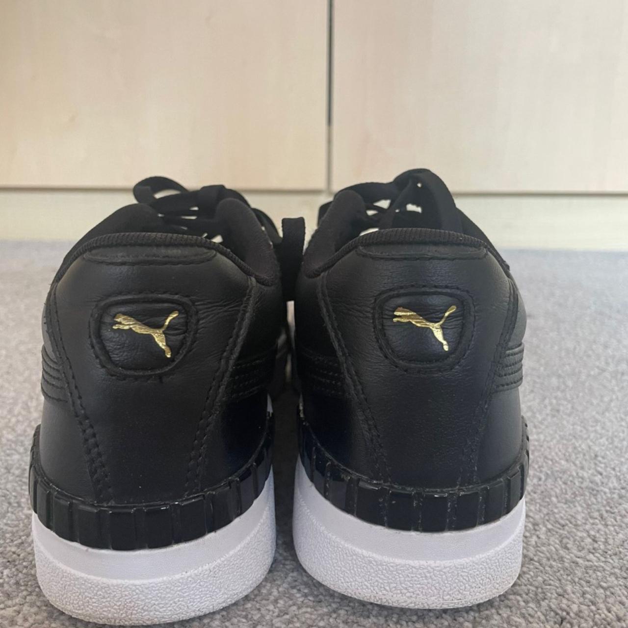 Puma Cali Platform Trainers Black UK 6 EUR... - Depop