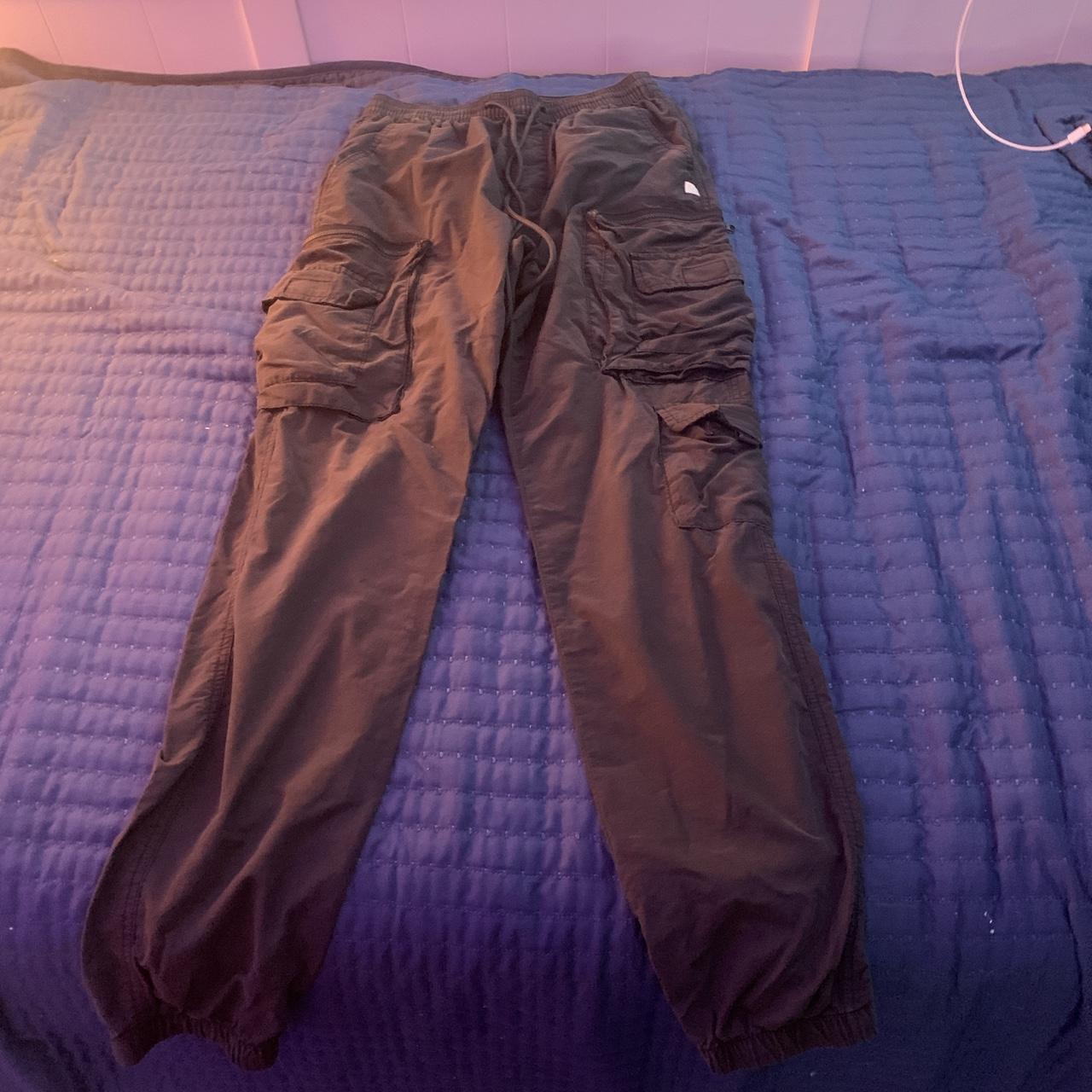 Urban Outfitters Men's Black Trousers Depop