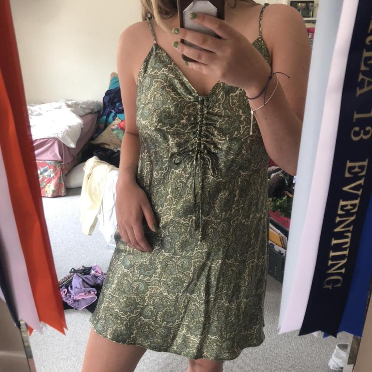 zara silk mini dress perfect for summer!!!! Holiday... Depop