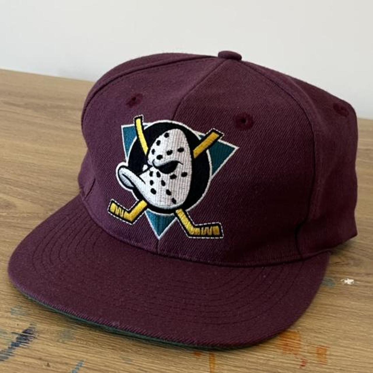 Anaheim Mighty Ducks NHL Vintage Deadstock 90s... - Depop