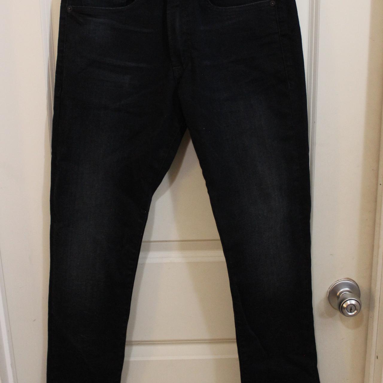 Black Men's Express Jeans Slim Fit with Hyper... Depop