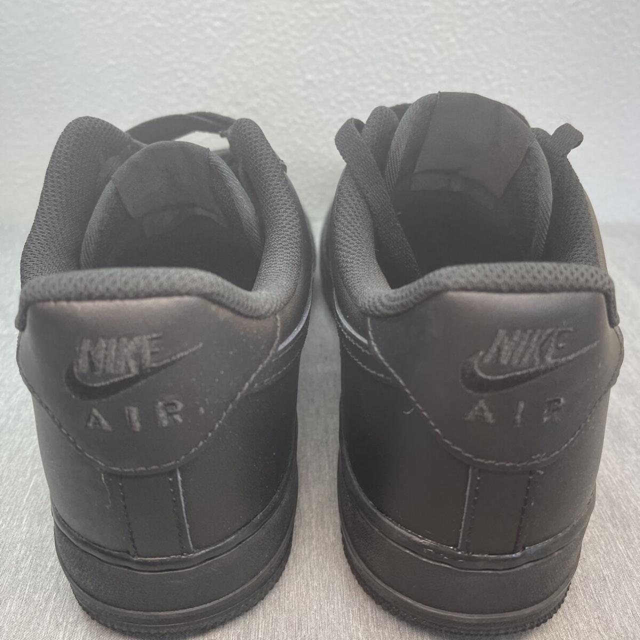 Nike Air Force 1 '07 Low Triple ALL Black CW2288-001... - Depop