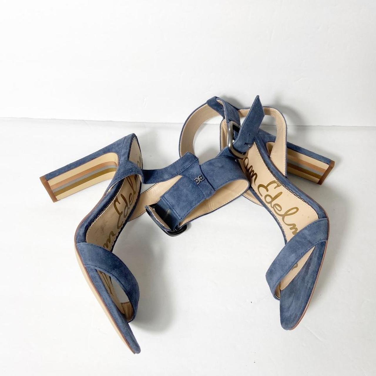 Product Image 1 - Sam Edelman Blue Heels .Strap.