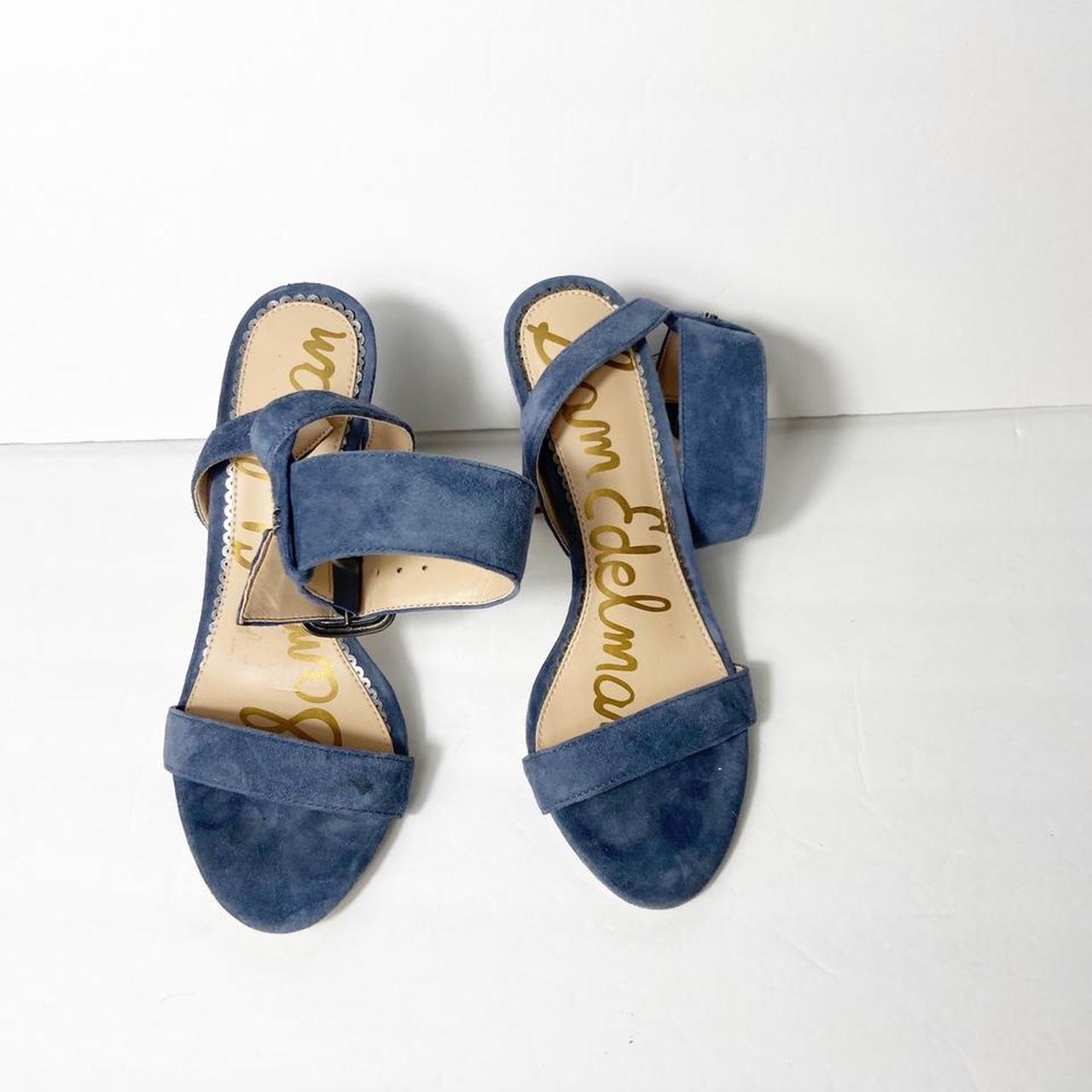 Product Image 3 - Sam Edelman Blue Heels .Strap.