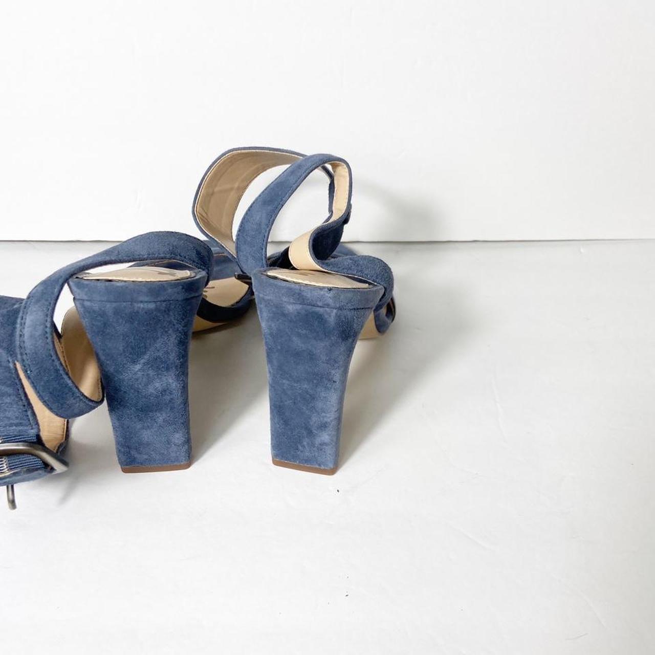 Product Image 4 - Sam Edelman Blue Heels .Strap.