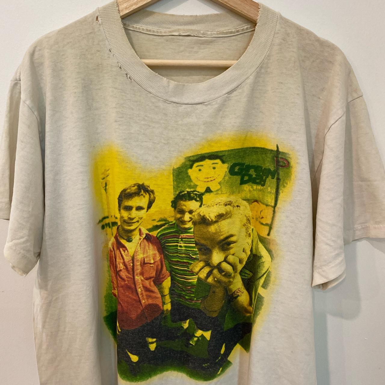 True 90s vintage 1995 Green Day dookie era concert t...