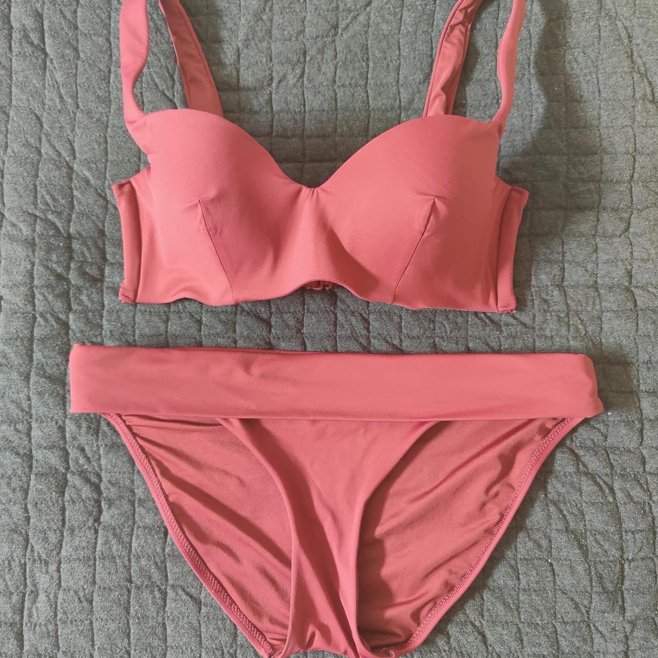 Oysho Two piece bikini Cup underwired top This - Depop
