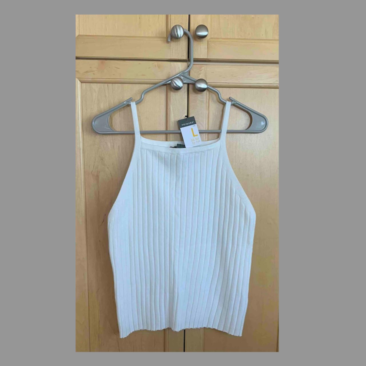 Primark Women's White Vest Depop