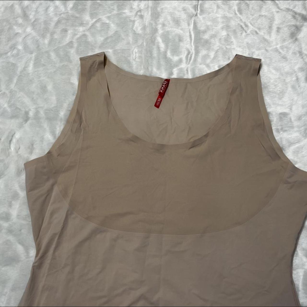 Spanx Women's Tan Vestundershirts Depop