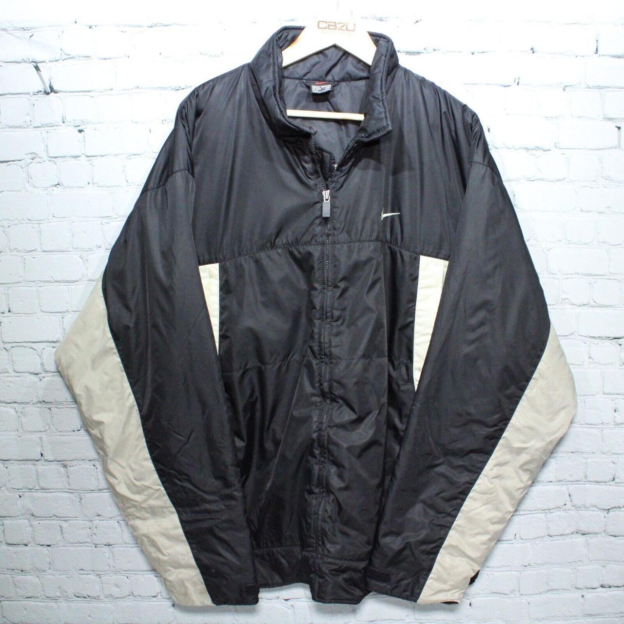 mens nike long padded coat