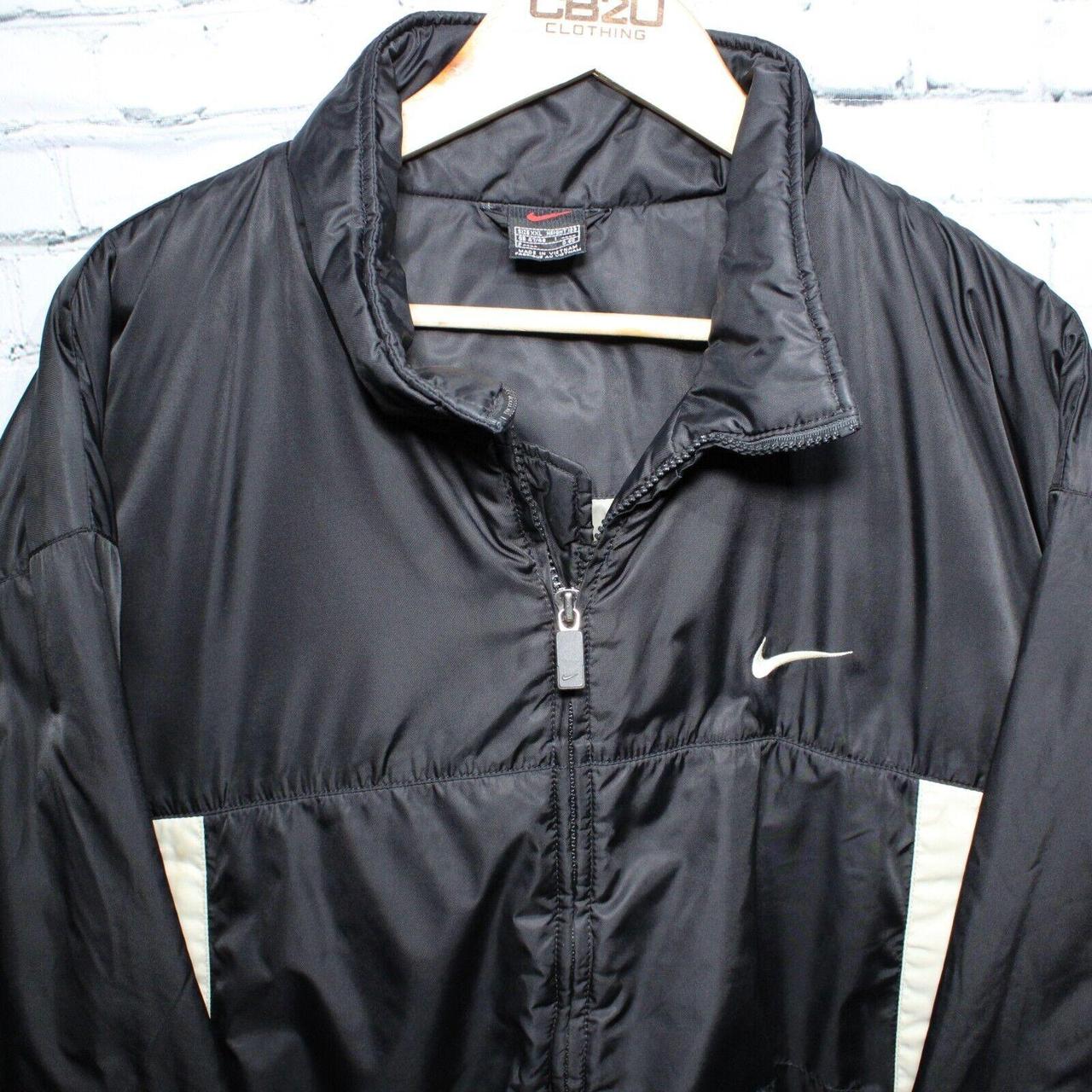 mens nike long padded coat