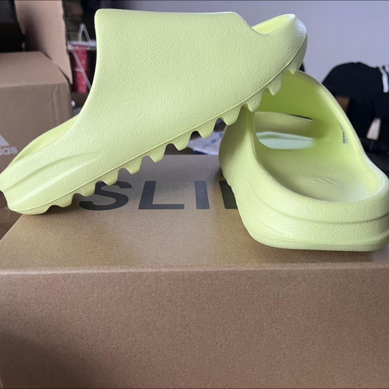 reflective yeezy green