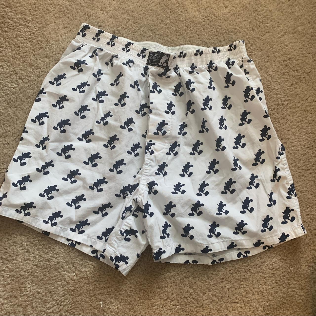VINTAGE Mickey Mouse men’s small boxers bought at... - Depop