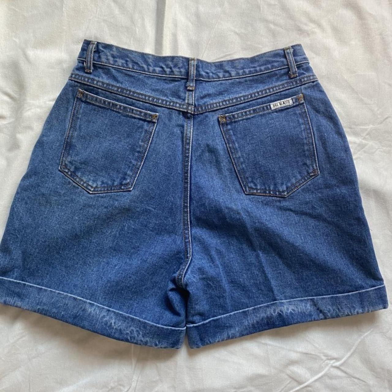 American Vintage Women's Blue Shorts | Depop