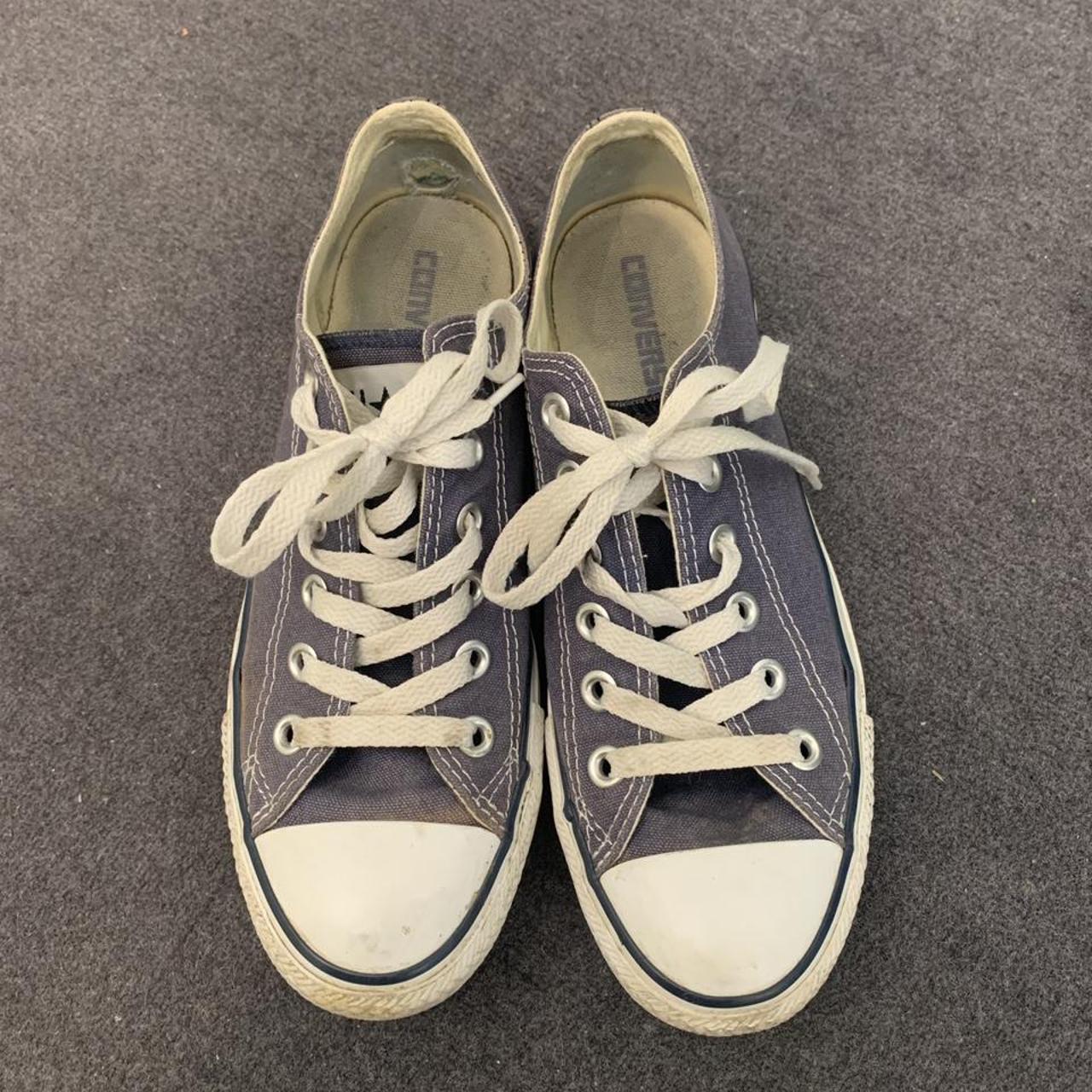 Denim Blue Converse, Incredible Condition #converse - Depop