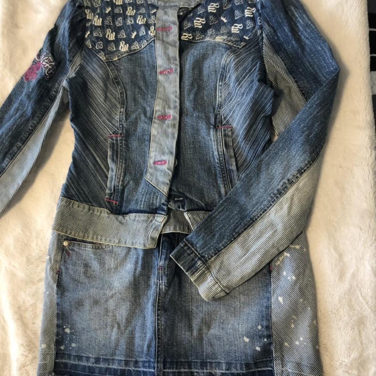 rocawear denim suit