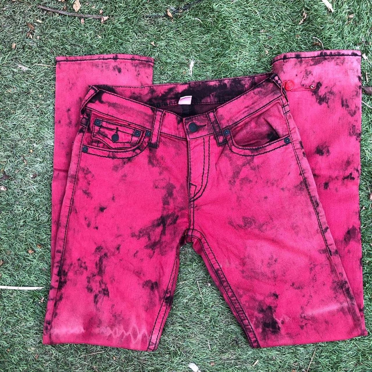 true-religion-jeans-red-size-30-very-good-depop