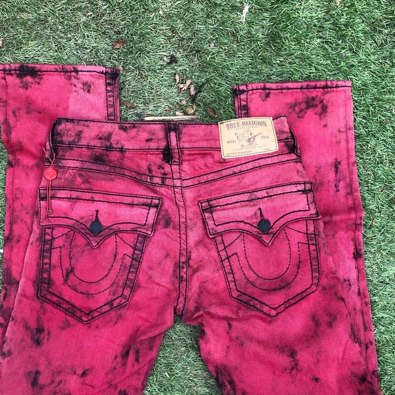 True Religion Jeans Red Size 30 Very Good Depop 