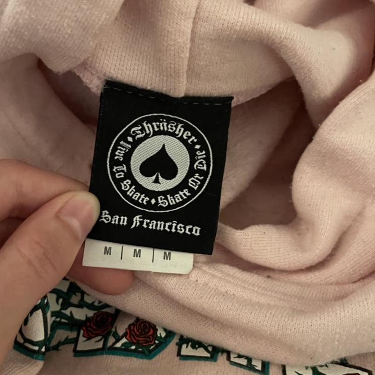 Thrasher Women's Pink Coat | Depop