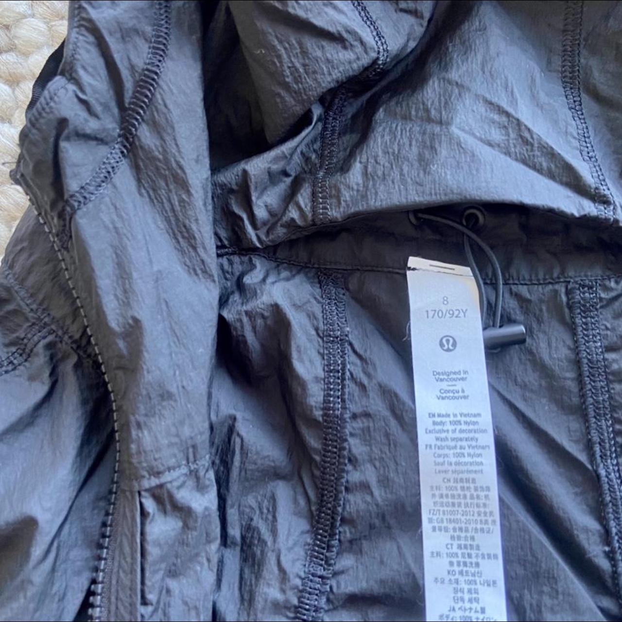 Lightweight jacket from Lululemon RRP $129 Black... - Depop