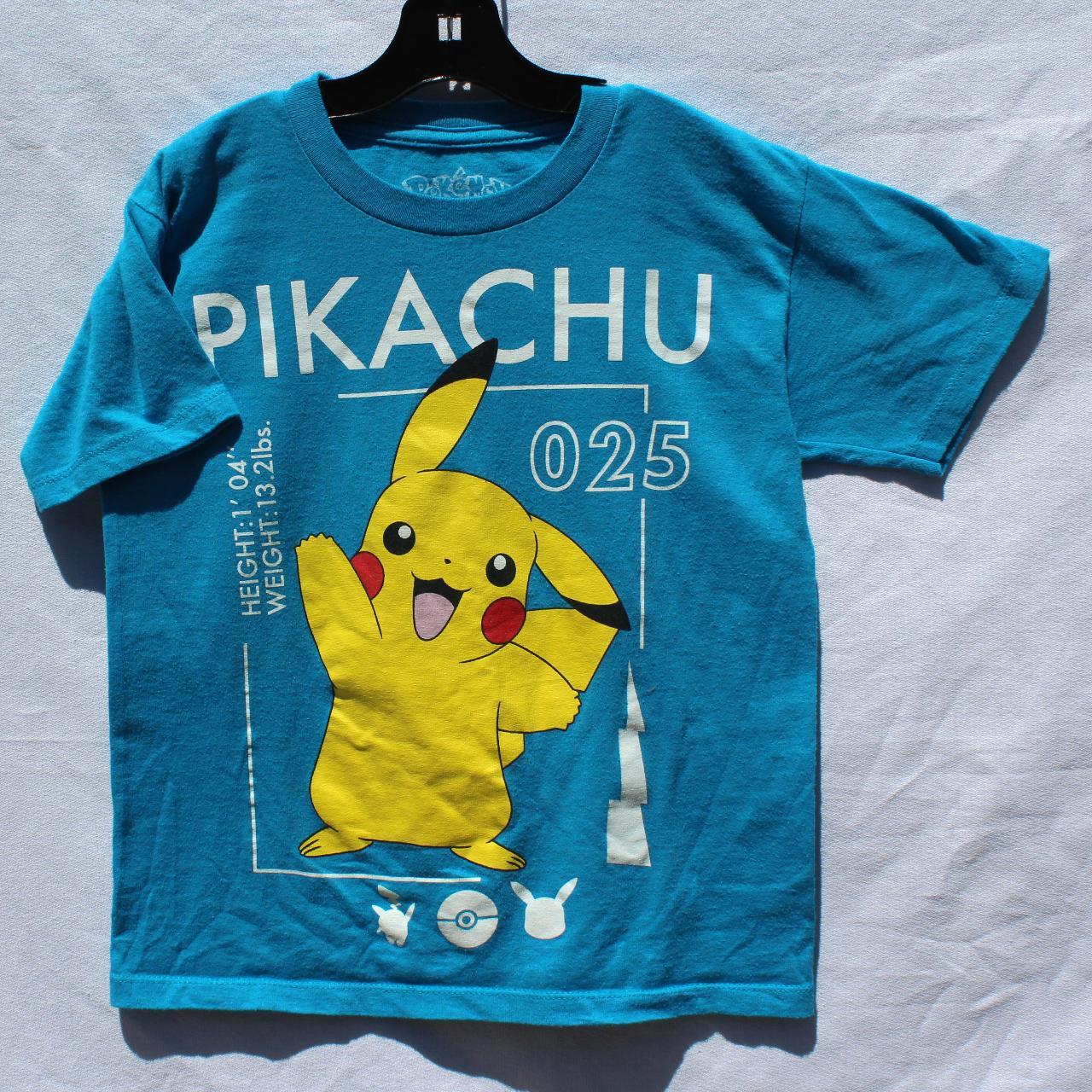 Pokémon XS Blue T-Shirt Pikachu This... - Depop