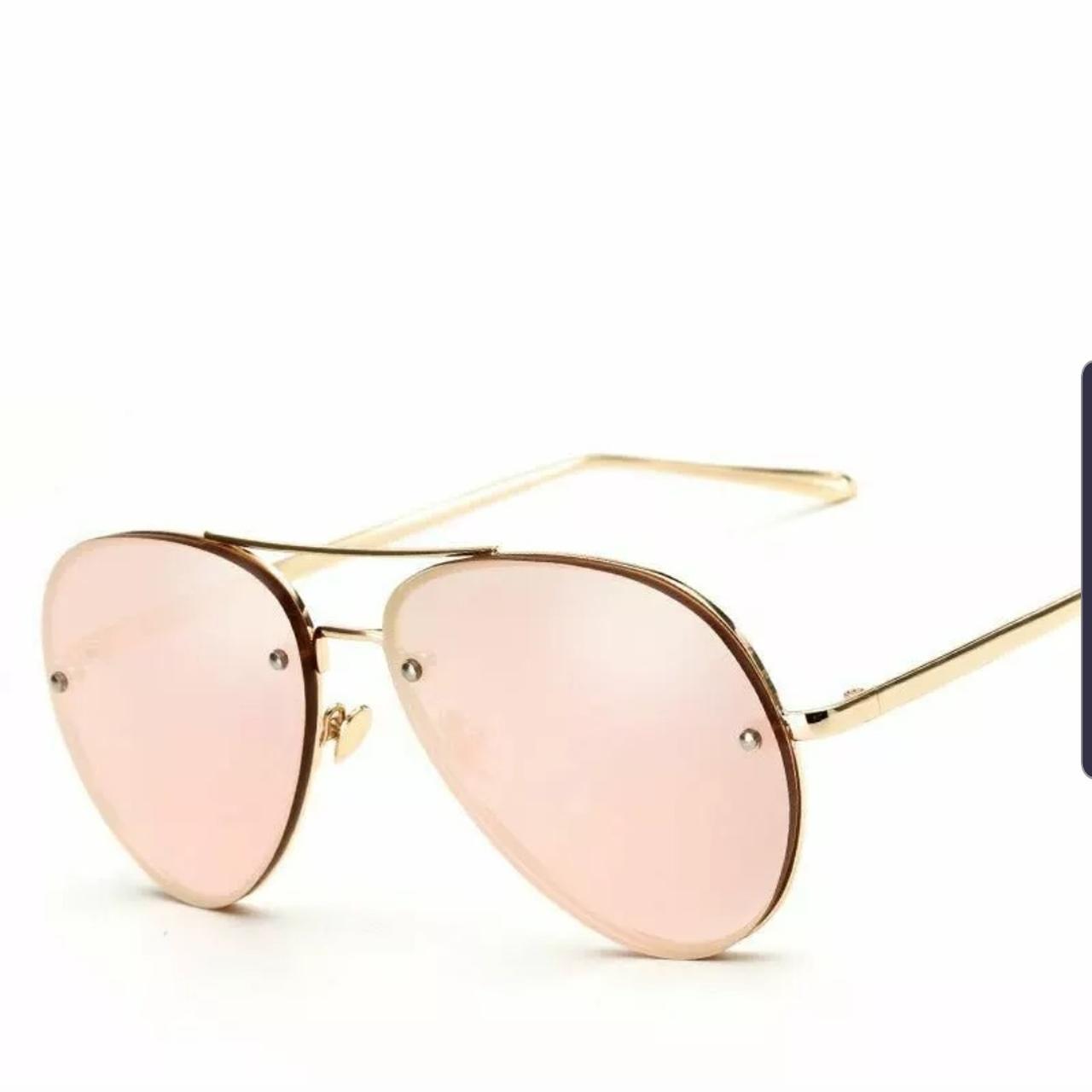 Carter Aviator Sunglasses in Rose Gold frame by LINDA FARROW – LINDA FARROW  (U.K.)