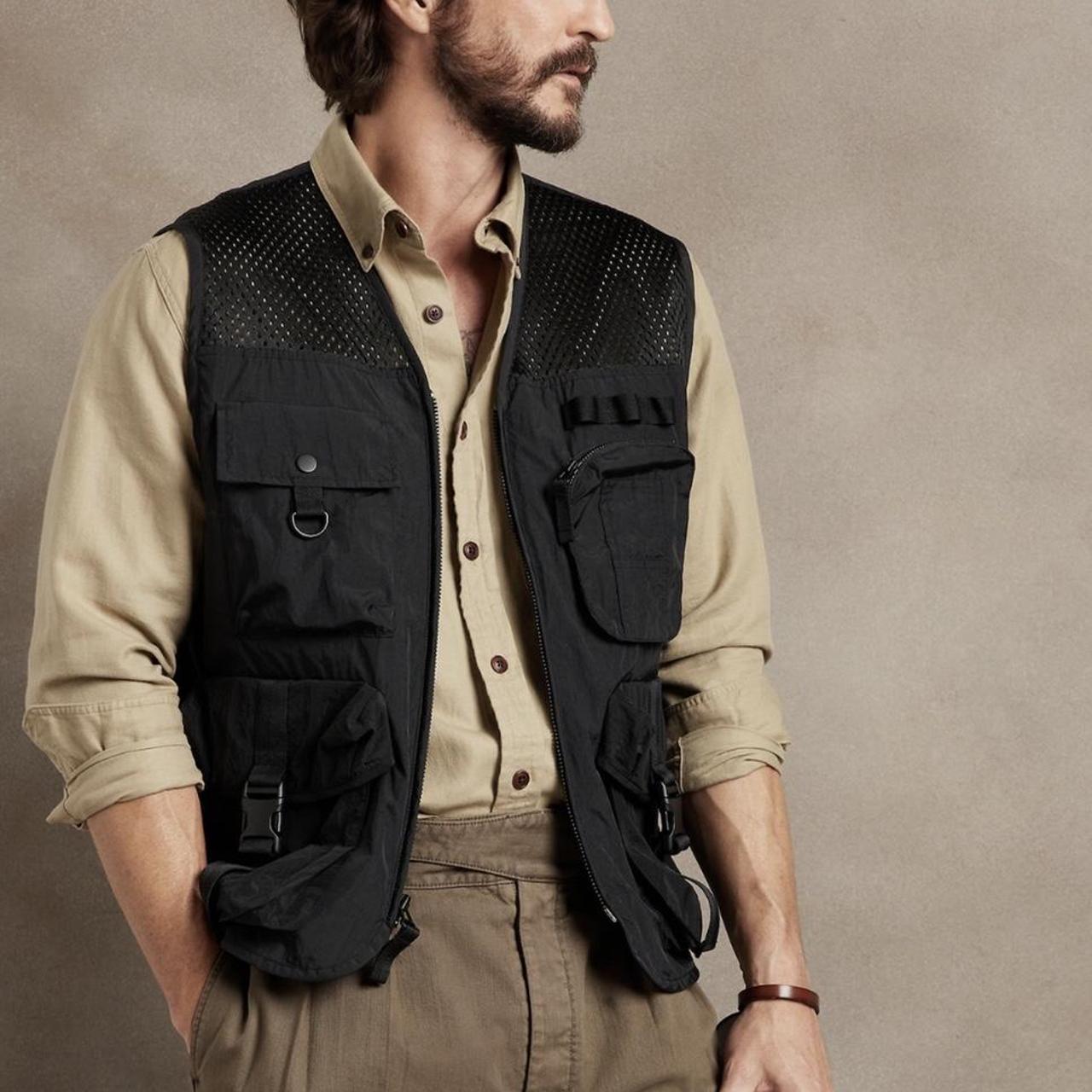 Banana Republic utility vest men’s medium New... Depop