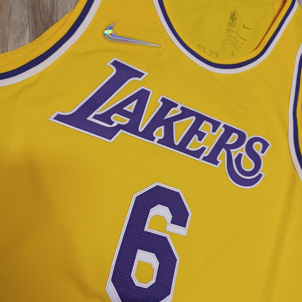 LeBron James Authentic Los Angeles Lakers... - Depop