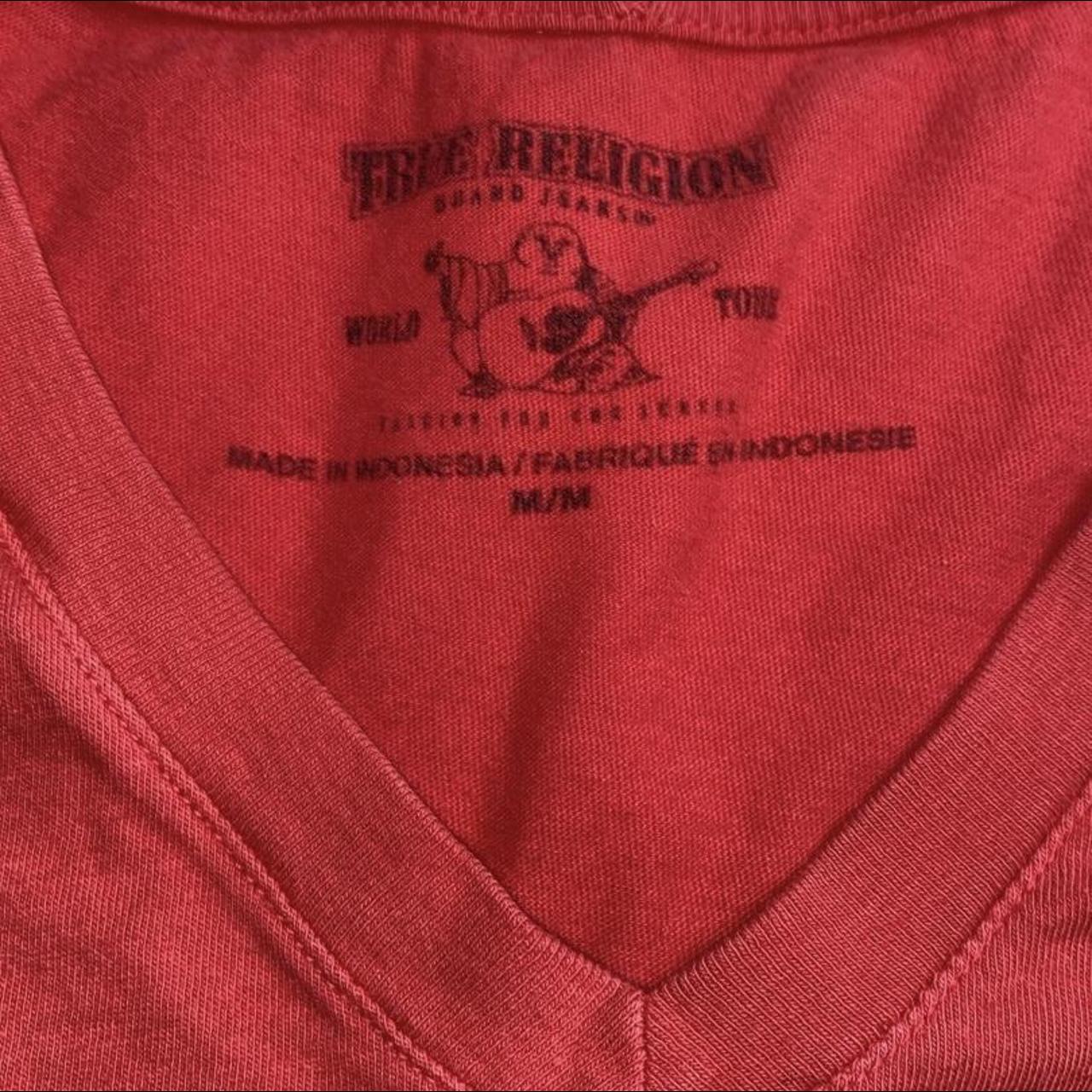 Vintage True Religion Mens V Neck Shirt - Depop