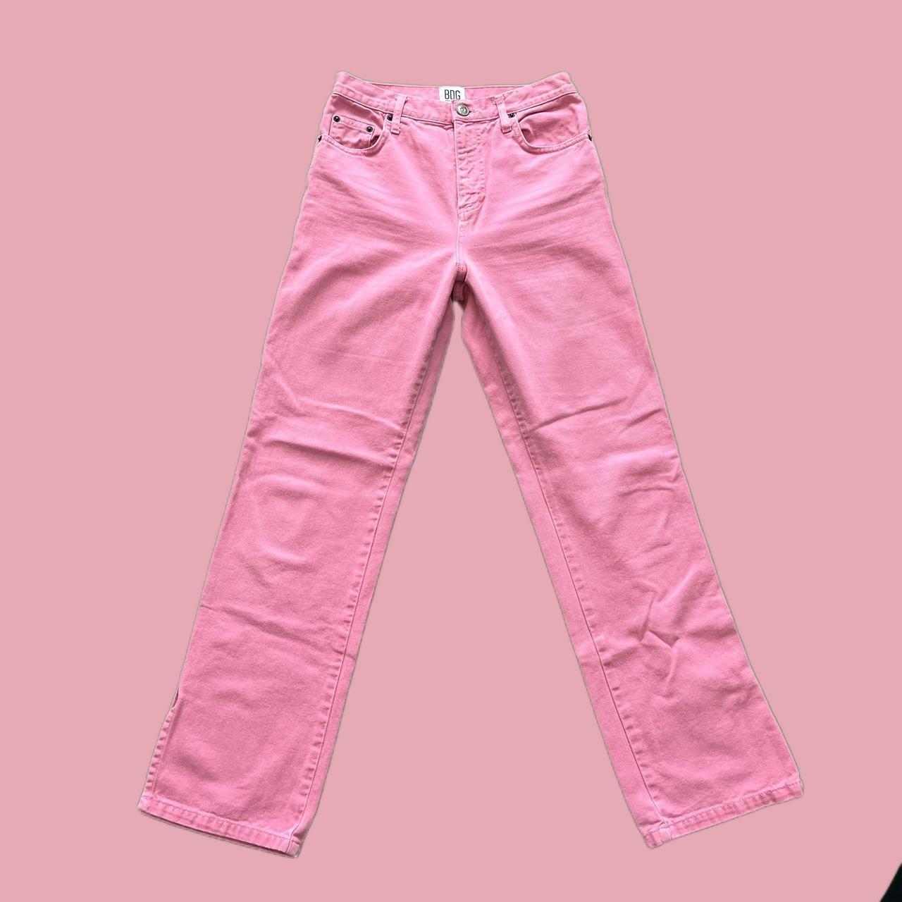 Urban Outfitters Pink BDG Jeans Womens Size... Depop