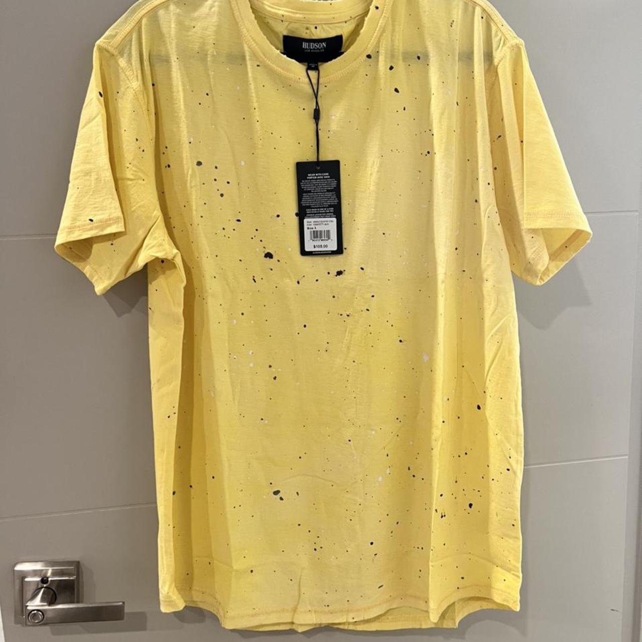 Hudson Jeans Men's Yellow Shirt